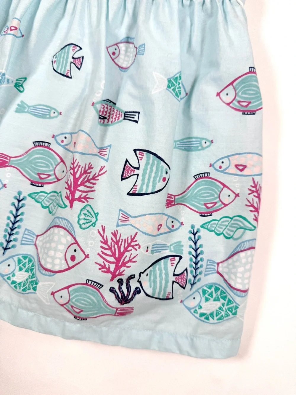 GYMBOREE Baby Under The Sea Fish Print Sundress 3-6M Discontinued Hard to Find